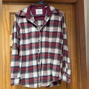 Weatherproof Men's Red Plaid Shirt